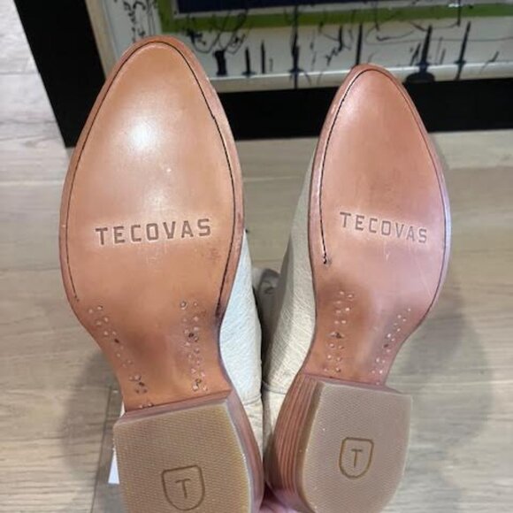 Cream Tecovas Boots - NWT - Size 9 B - Picture 4 of 7